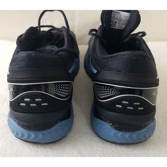 Asics Mens Gel Nimbus 23 1011A680 Running Shoes Sneakers 10 M black blue trim - Picture 7 of 14